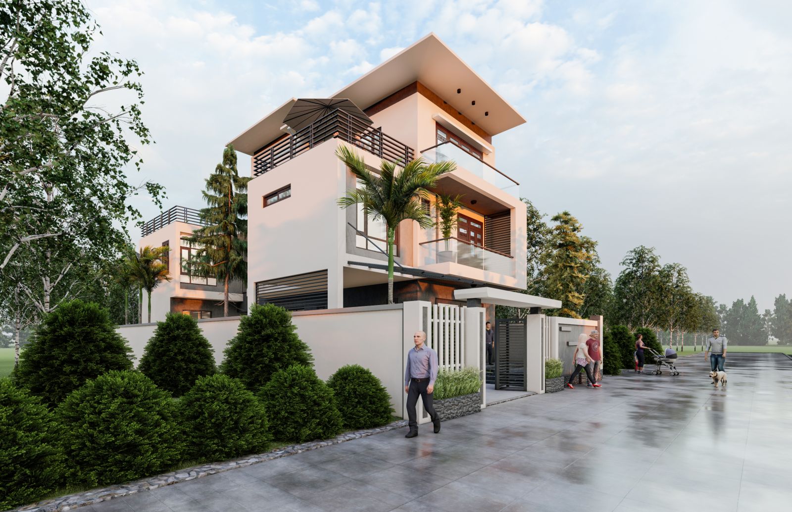 Thiết kế biệt thự hiện đại tại Quảng Bình